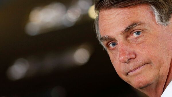 El presidente de Brasil Jair Bolsonaro - Sputnik Mundo
