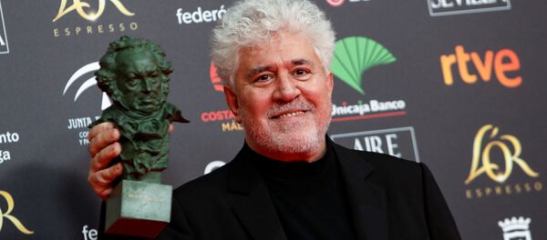 Director de cine español Pedro Almodóvar durante los premios Goya 2020 - Sputnik Mundo