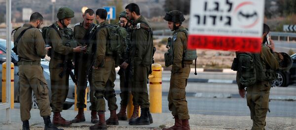 Militares israelíes en Cisjordania  - Sputnik Mundo