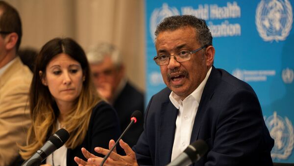 El director general de la Organización Mundial de la Salud (OMS), Tedros Adhanom Ghebreyesus - Sputnik Mundo