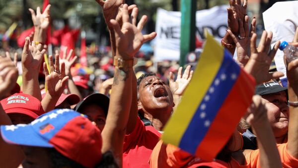 Protestas en Venezuela - Sputnik Mundo