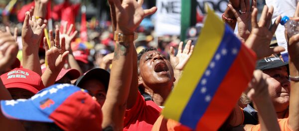 Protestas en Venezuela Protestas en Venezuela - Sputnik Mundo