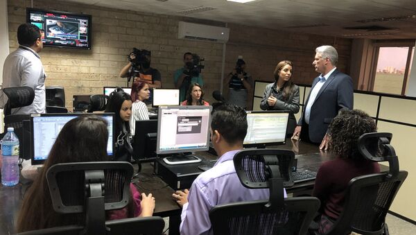 La inauguración del Centro de Producción de Contenidos de Telesur en La Habana - Sputnik Mundo