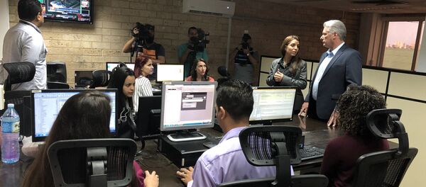 La inauguración del Centro de Producción de Contenidos de Telesur en La Habana - Sputnik Mundo