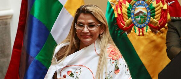 Janine Áñez, presidenta de facto de Bolivia - Sputnik Mundo