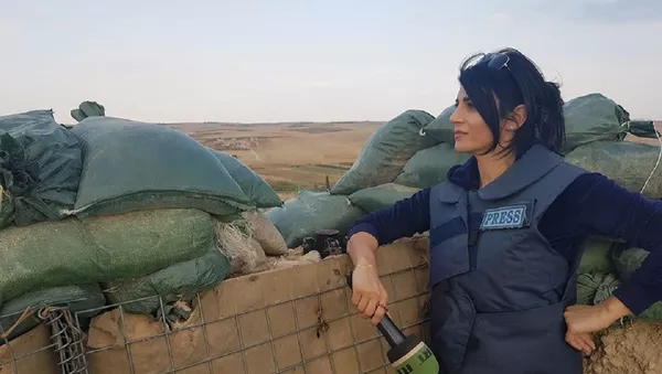 Wafa Shabrouney, corresponsal del canal televisivo RT en Siria - Sputnik Mundo
