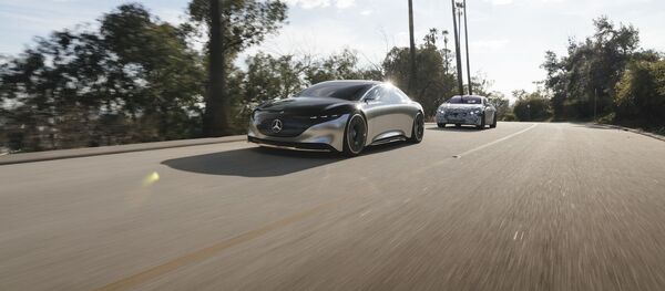 El Mercedes-Benz Vision EQS - Sputnik Mundo