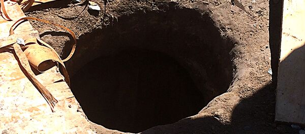 Un túnel entre México y EEUU usado por narcotraficantes (imagen referencial) - Sputnik Mundo