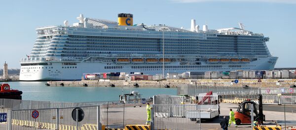 El crucero Costa Smeralda  - Sputnik Mundo