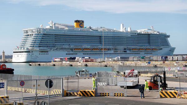 El crucero Costa Smeralda  - Sputnik Mundo