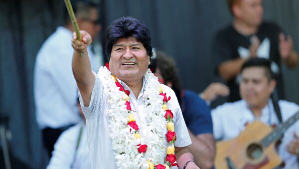 Evo Morales, expresidente de Bolivia  - Sputnik Mundo