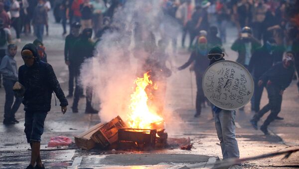 Protestas en Chile - Sputnik Mundo