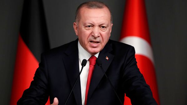 Recep Tayyip Erdogan, presidente turco - Sputnik Mundo