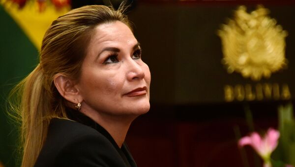 Jeanine Áñez, la presidenta transitoria de Bolivia - Sputnik Mundo