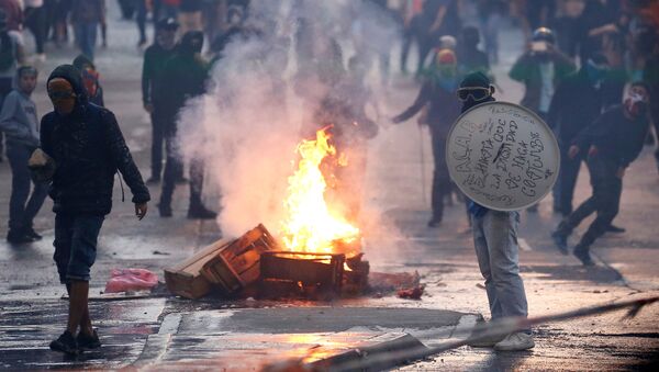 Protestas en Chile  - Sputnik Mundo