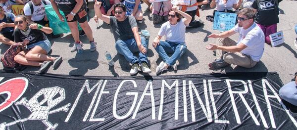 Actividades contra la minería en Chubut - Sputnik Mundo