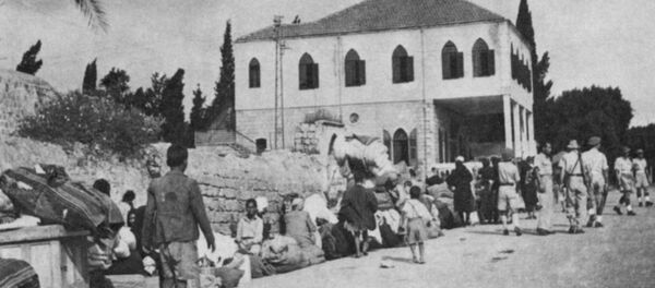 Refugiados palestinos expulsados de Ramla por las tropas israelíes en 1948 - Sputnik Mundo