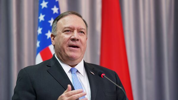 Mike Pompeo, secretario de Estado de EEUU  - Sputnik Mundo