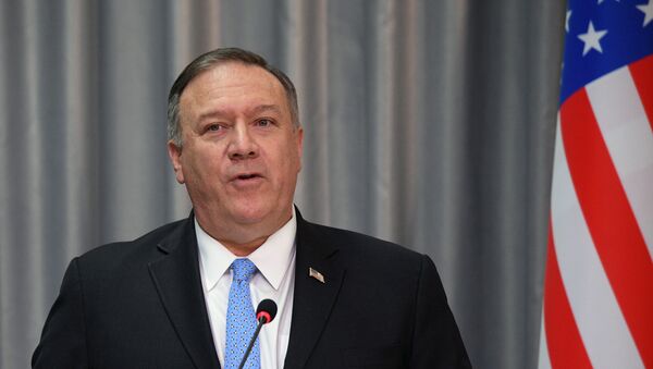 El secretario de Estado de EEUU, Mike Pompeo - Sputnik Mundo