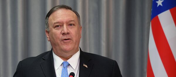 El secretario de Estado de EEUU, Mike Pompeo - Sputnik Mundo
