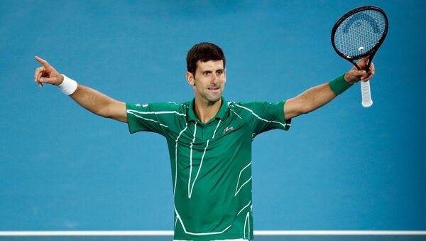 Novak Djokovic, tenista serbio - Sputnik Mundo