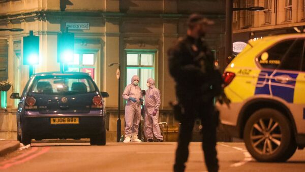 El lugar del ataque en Londres - Sputnik Mundo