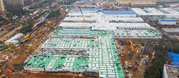 El Hospital de Huoshenshan en la ciudad china de Wuhan - Sputnik Mundo