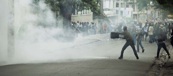Protestas en Puerto Príncipe, Haití - Sputnik Mundo