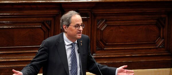 Quim Torra, el presidente de Cataluña - Sputnik Mundo