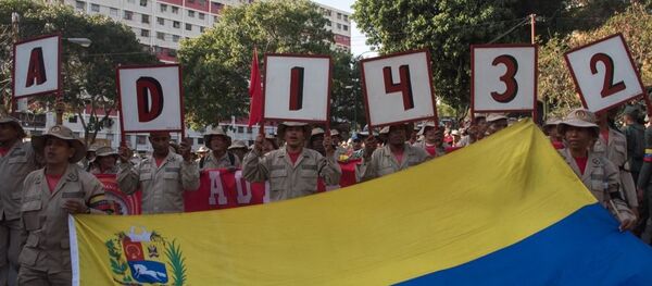 Marcha en Caracas, Venezuela Marcha en Caracas, Venezuela - Sputnik Mundo