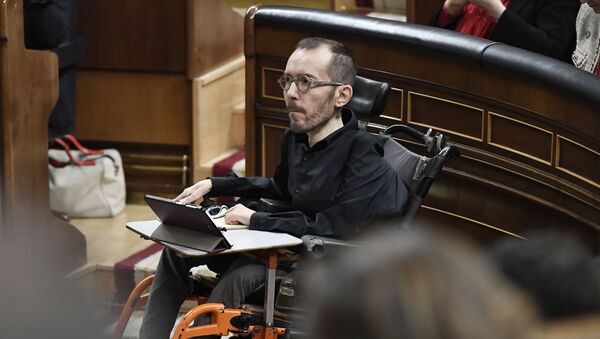 Pablo Echenique en el Congreso de los Diputados - Sputnik Mundo