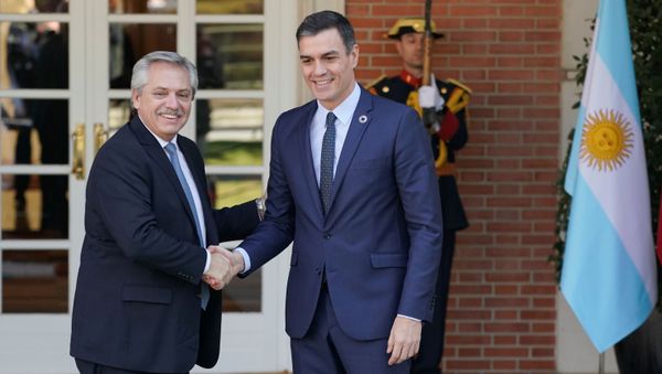 Presidente de Argentina, Alberto Fernández, y presidente del Gobierno español, Pedro Sánchez Presidente de Argentina, Alberto Fernández, y presidente del Gobierno español, Pedro Sánchez - Sputnik Mundo