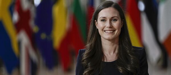 Sanna Marin, primera ministra de Finlandia - Sputnik Mundo