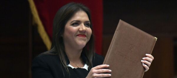 María Alejandra Vicuña, exvicepresidenta de Ecuador (Archivo) - Sputnik Mundo