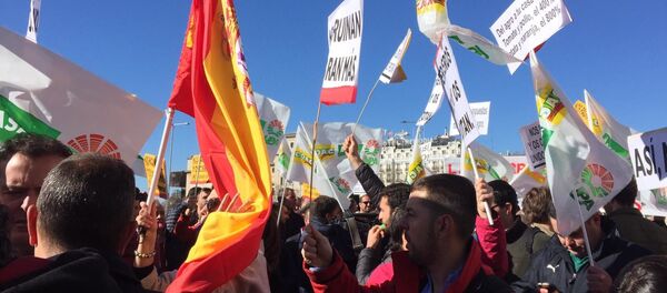 Protesta de agricultores en Madrid (archivo) - Sputnik Mundo