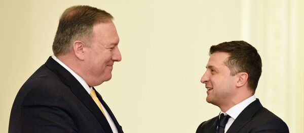 Visita a Ucrania de Mike Pompeo, Secretario de Estado de EEUU - Sputnik Mundo