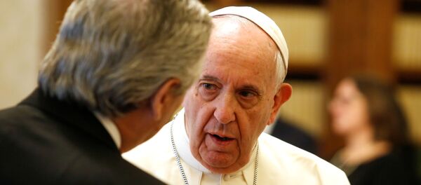 El papa Francisco y el presidente de Argentina, Alberto Fernández - Sputnik Mundo