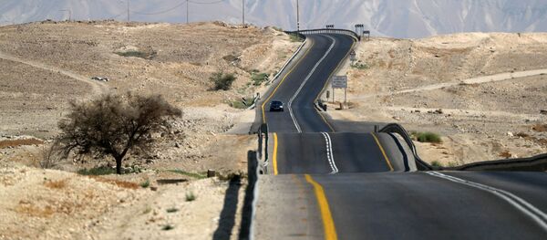 Una carretera en el Valle de Jordán, territorio ocupado por Israel - Sputnik Mundo