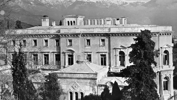 El palacio de Livadia donde tuvo lugar la conferencia