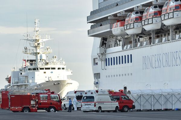 A merced del coronavirus: cómo viven los pasajeros en cuarentena en el Diamond Princess  - Sputnik Mundo