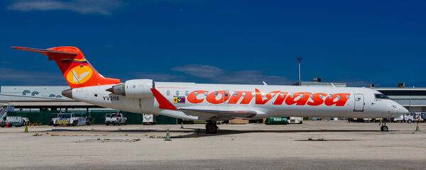 Un avión de la compañía aérea venezolana Conviasa (imagen referencial) - Sputnik Mundo