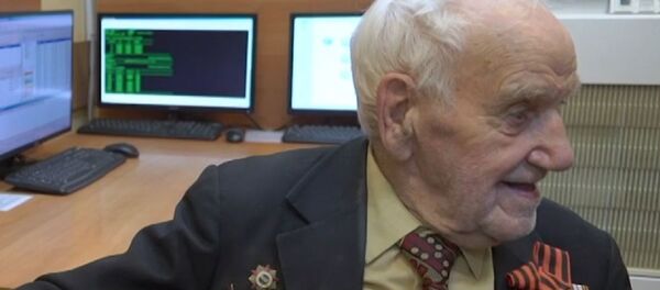 Víktor Volchkovich, veterano de la Segunda Guerra Mundial, combatiente del Ejército Rojo de la URSS - Sputnik Mundo