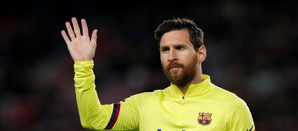 El futbolista Lionel Messi  - Sputnik Mundo