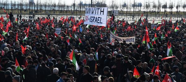 Protestas en Estambul contra el 'acuerdo del siglo' de Trump - Sputnik Mundo