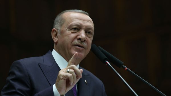 Recep Tayyip Erdogan, el presidente de Turquía Recep Tayyip Erdogan, el presidente de Turquía - Sputnik Mundo