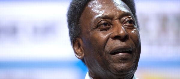 Edson Arantes do Nascimento, 'Pelé', futbolista brasileño  - Sputnik Mundo