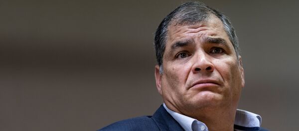 Rafael Correa, expresidente ecuatoriano - Sputnik Mundo