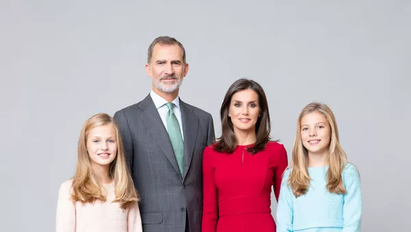 La familia real española