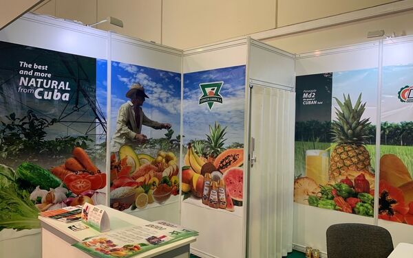 Escaparate del Grupo Empresarial Agrícola de Cuba en la feria Prodexpo en Moscú - Sputnik Mundo