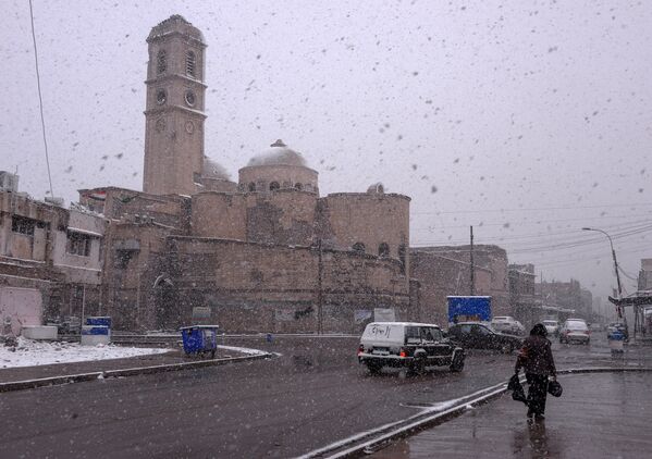 La católica Iglesia de Nuestra Señora de la Hora en Mosul, febrero de 2020. La católica Iglesia de Nuestra Señora de la Hora en Mosul, febrero de 2020. - Sputnik Mundo